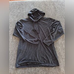 NWOT ANETIK fishing hoodie Charcoal Gray Men’s Medium